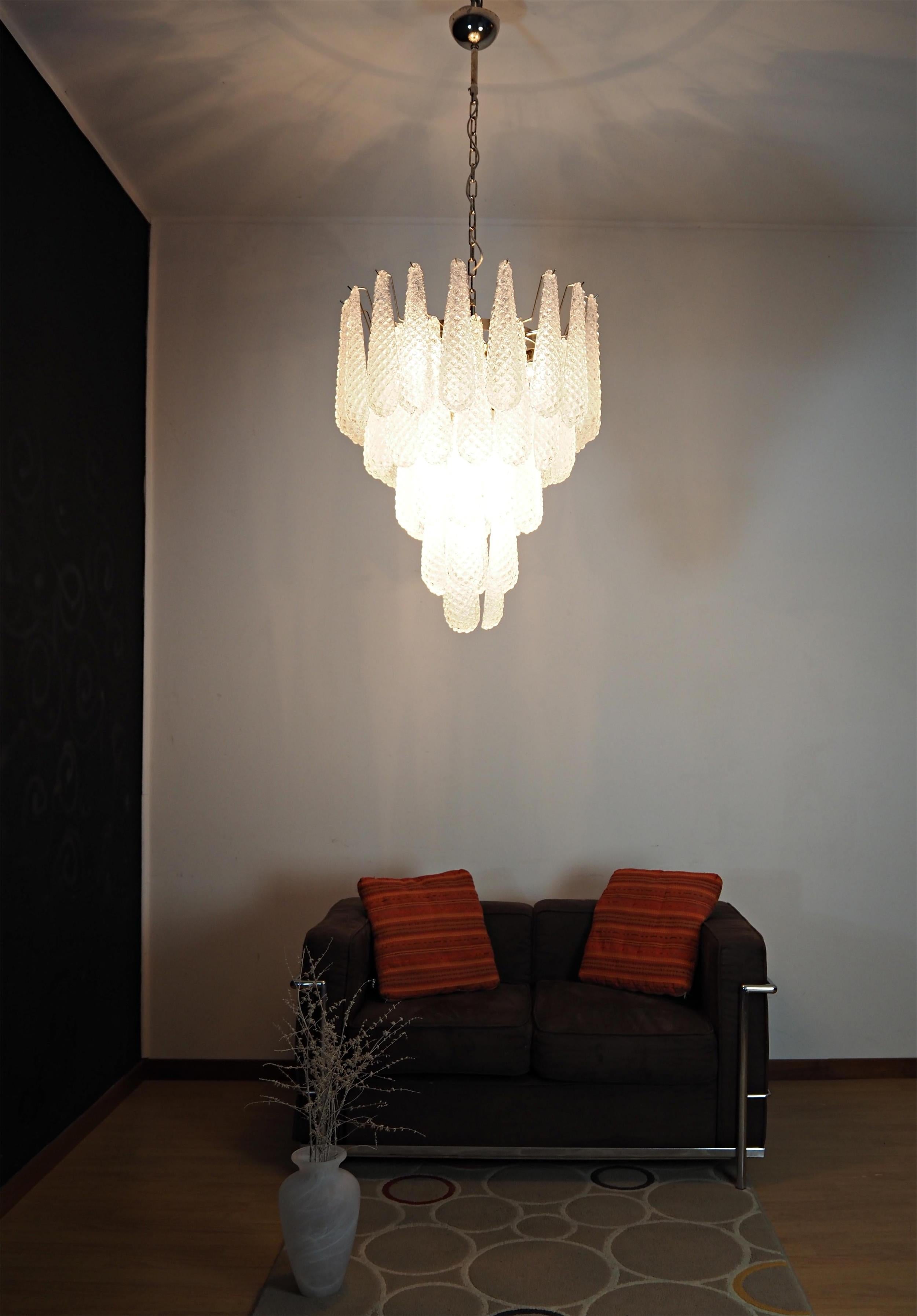 Inset Premium Drop Murano Glass Chandelier - Letslighting