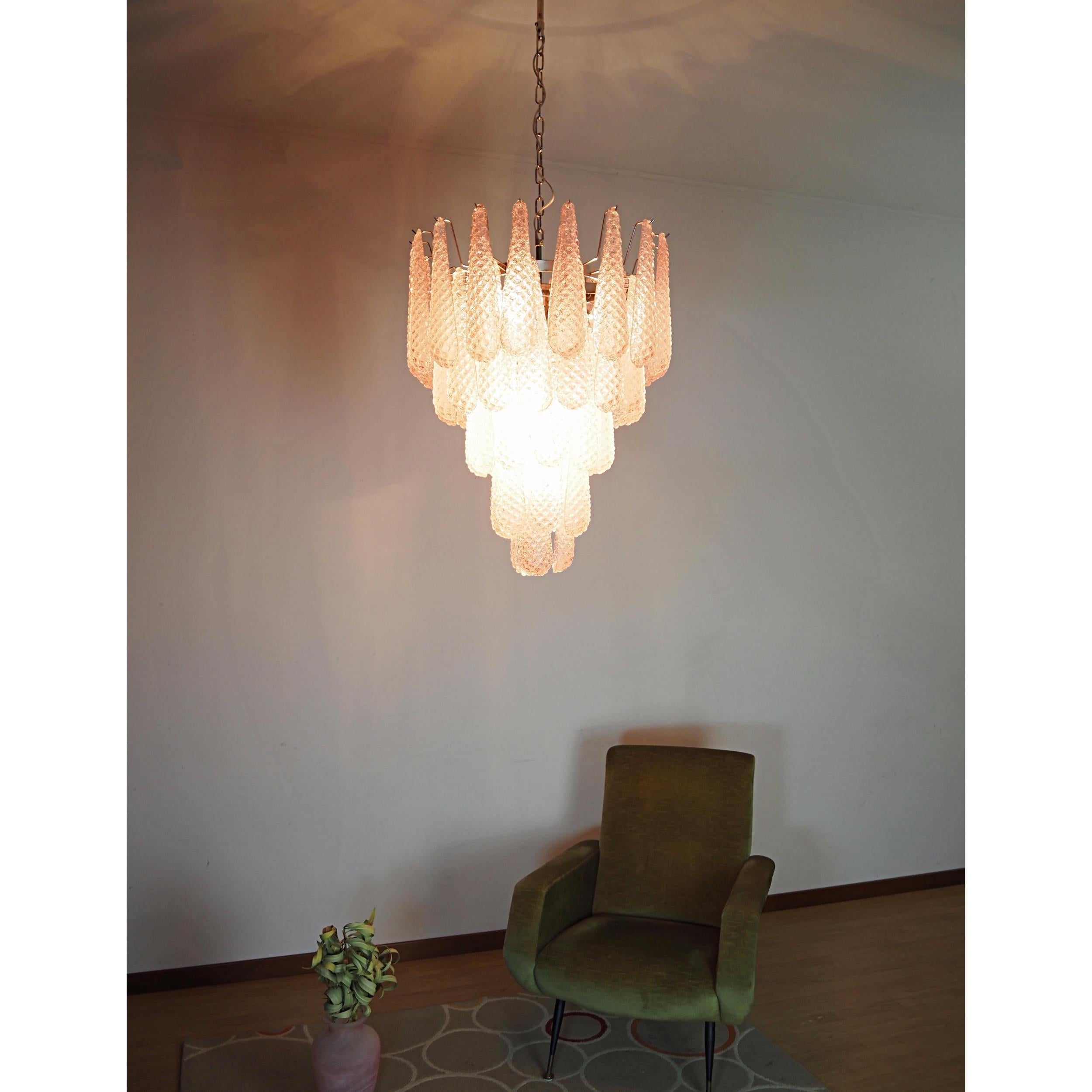 Inset Premium Drop Murano Glass Chandelier - Letslighting