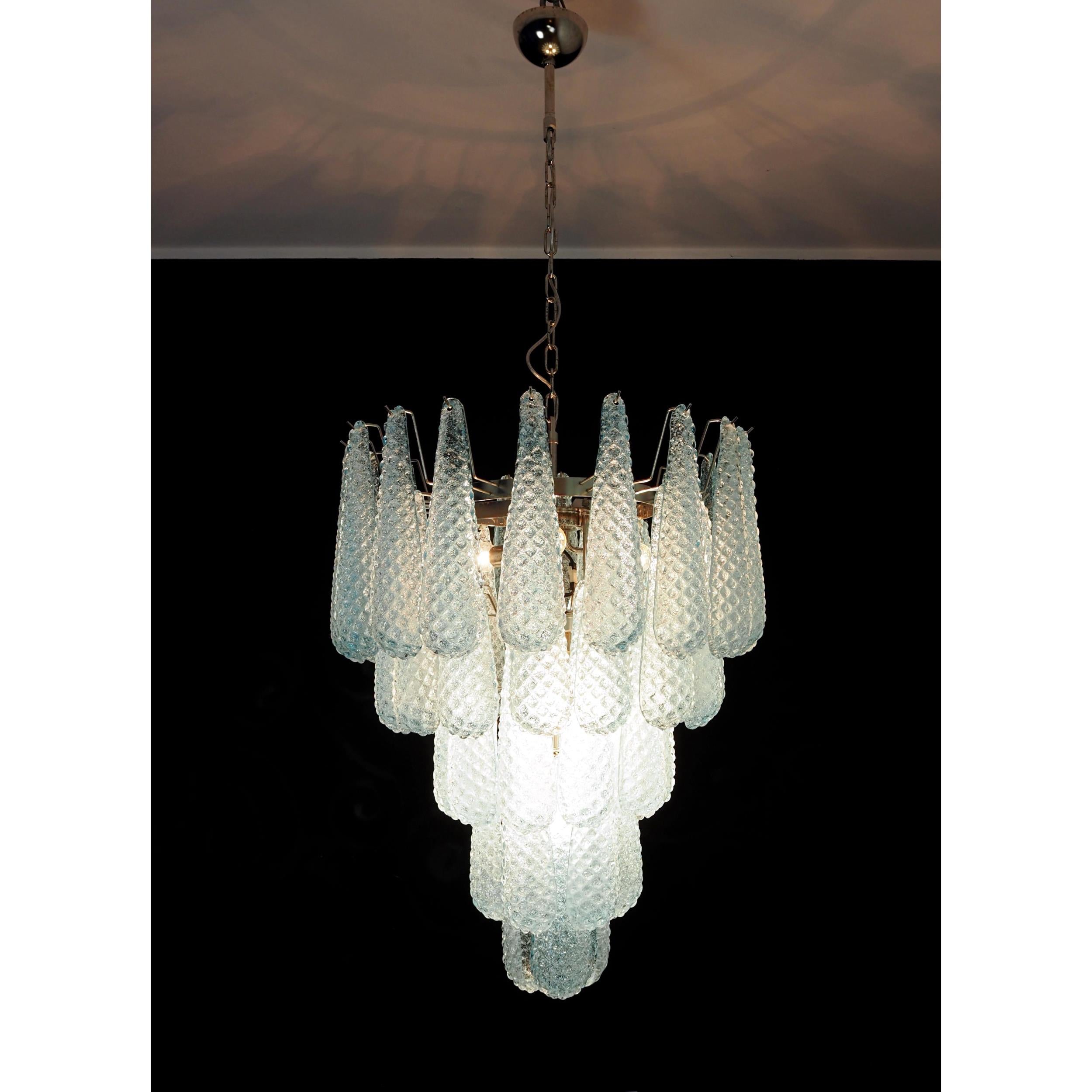 Inset Premium Drop Murano Glass Chandelier - Letslighting