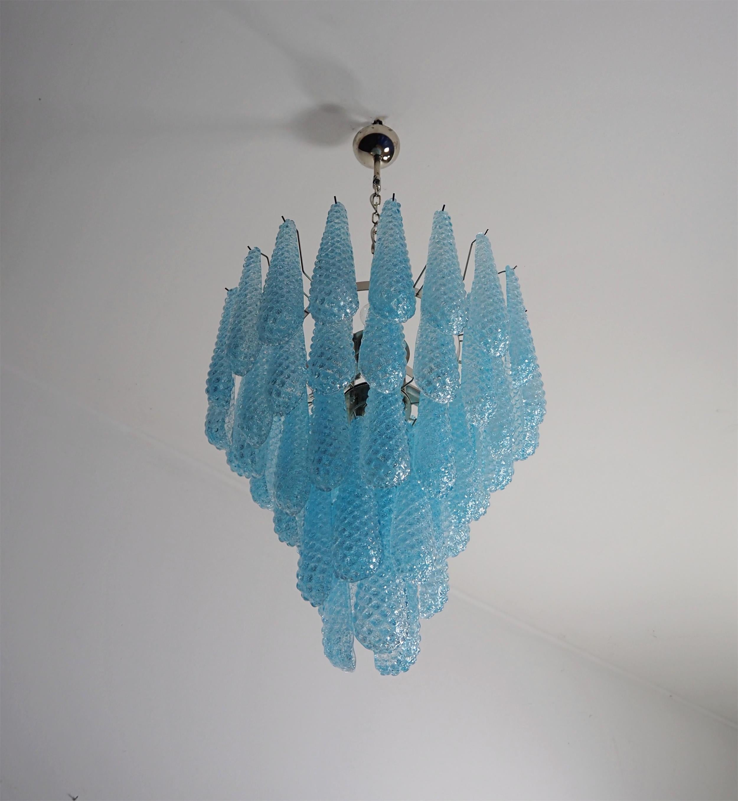 Inset Premium Drop Murano Glass Chandelier - Letslighting