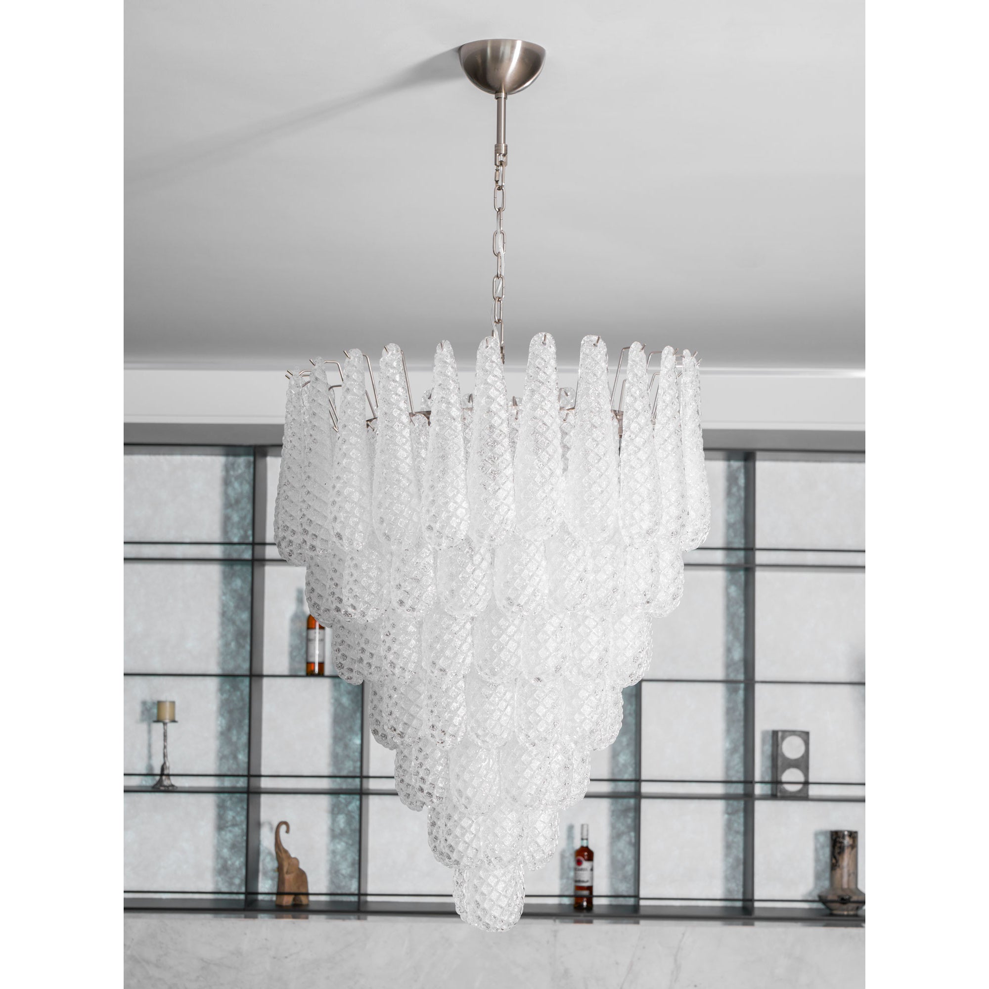 Inset Premium Drop Murano Glass Chandelier - Letslighting