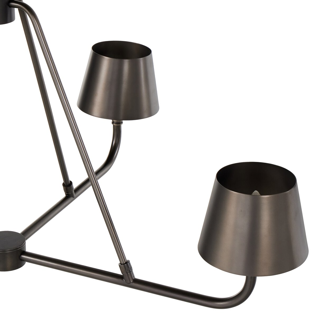 Nook Vintage Industrial Brass Chandelier - Letslighting