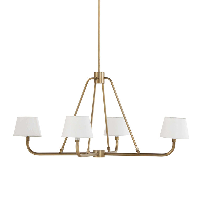 Nook Vintage Industrial Brass Chandelier - Letslighting