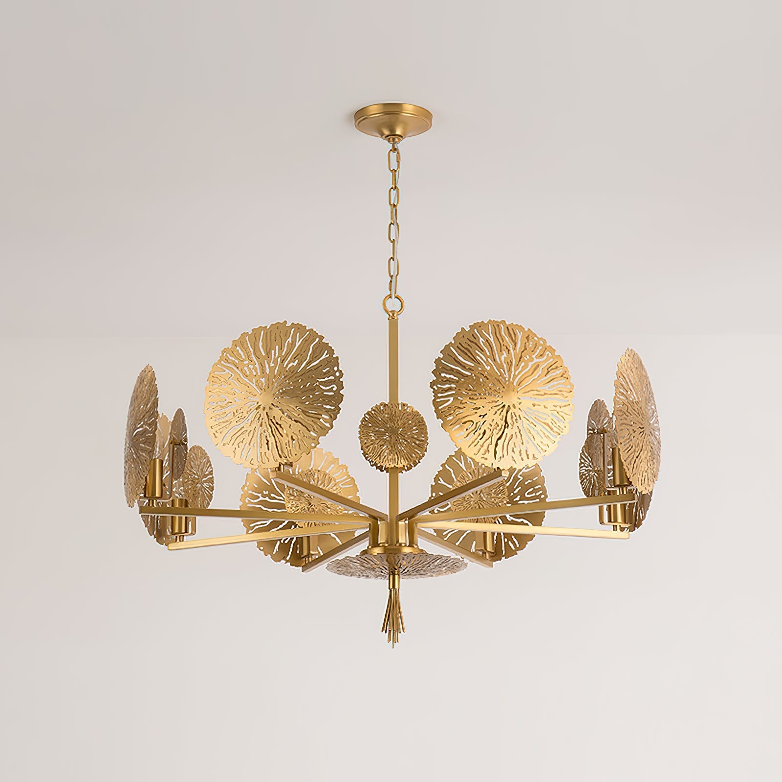 Orb Individual Creativity Brass Chandelier - Letslighting