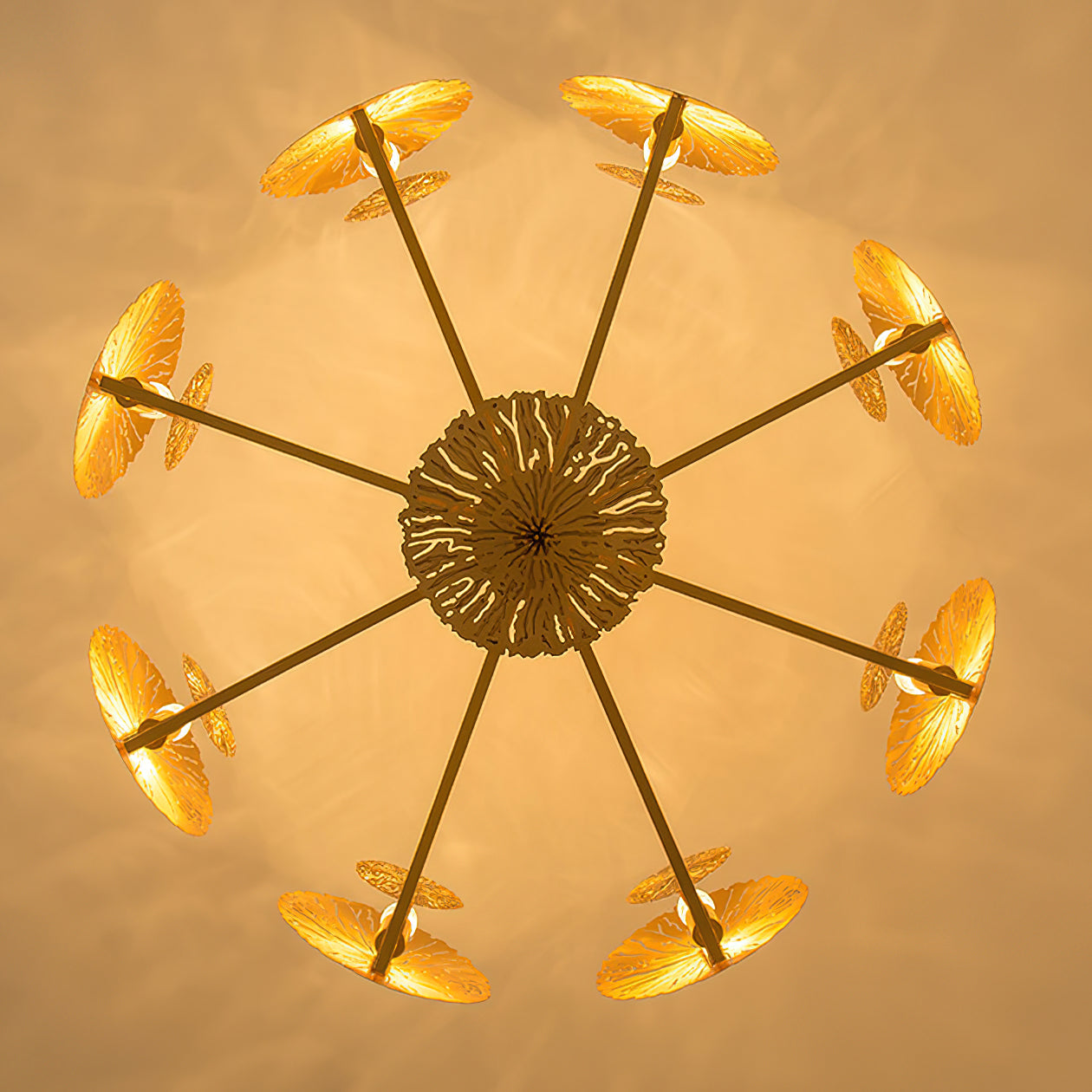 Orb Individual Creativity Brass Chandelier - Letslighting