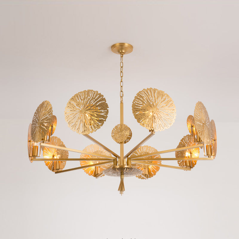 Orb Individual Creativity Brass Chandelier - Letslighting