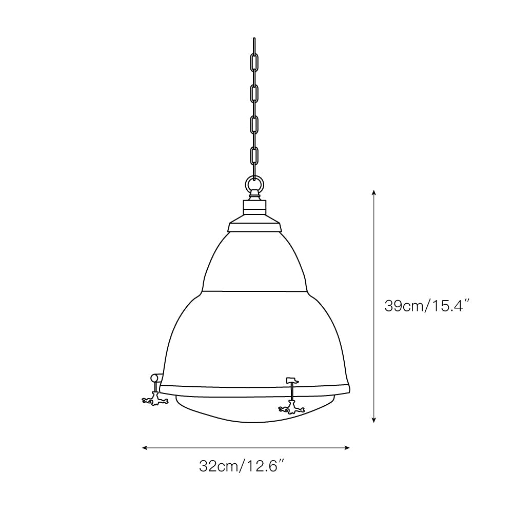 Dunlop Modern Minimalist Red Pendant Lamp - Letslighting