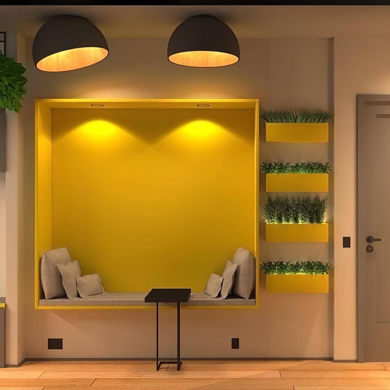 Ceiling Lamp Dome Wood Interior Warm Modern Minimalist - Letslighting