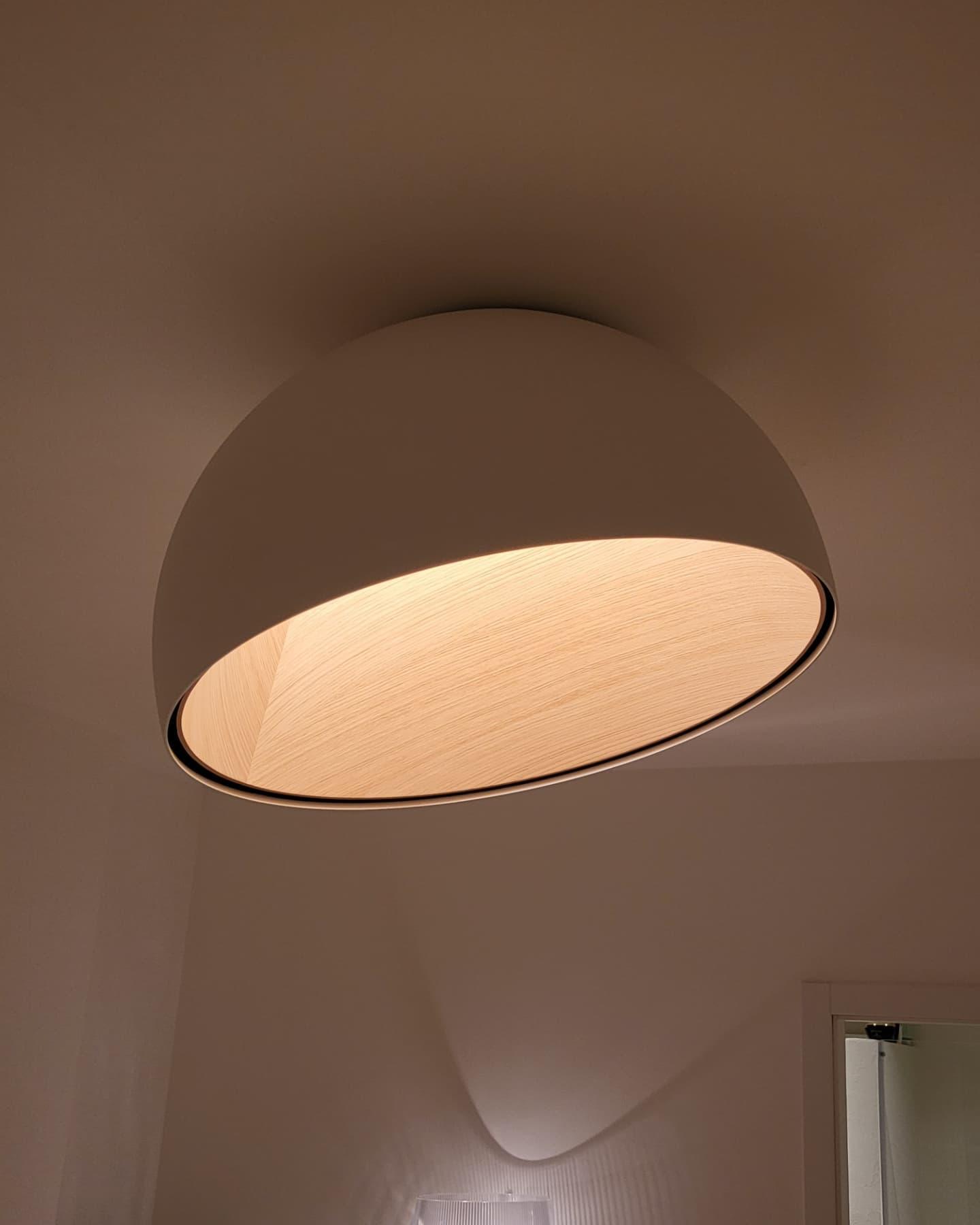 Ceiling Lamp Dome Wood Interior Warm Modern Minimalist - Letslighting