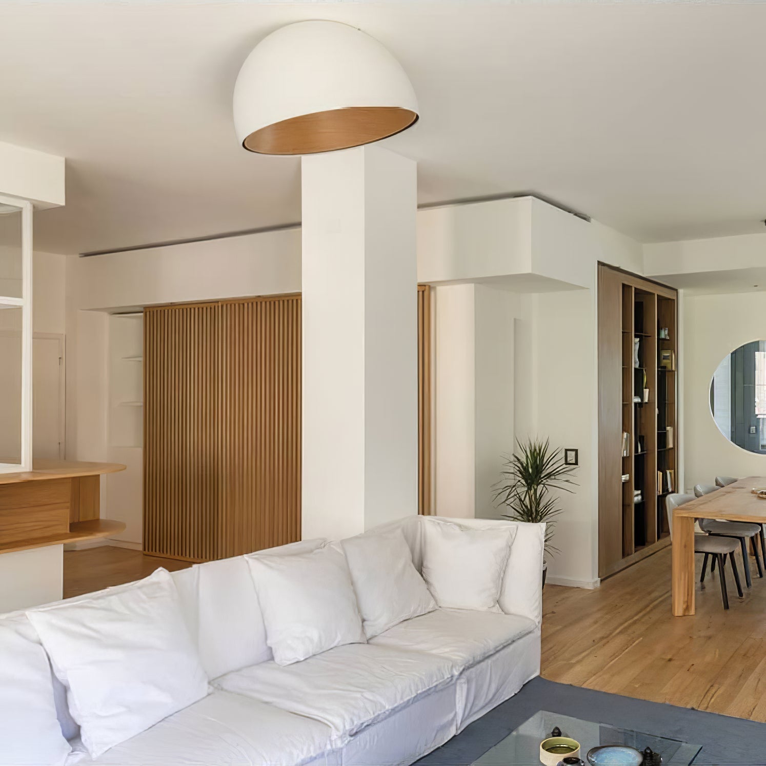 Runa Modern Minimalist Acrylic Ceiling Lamp - Letslighting