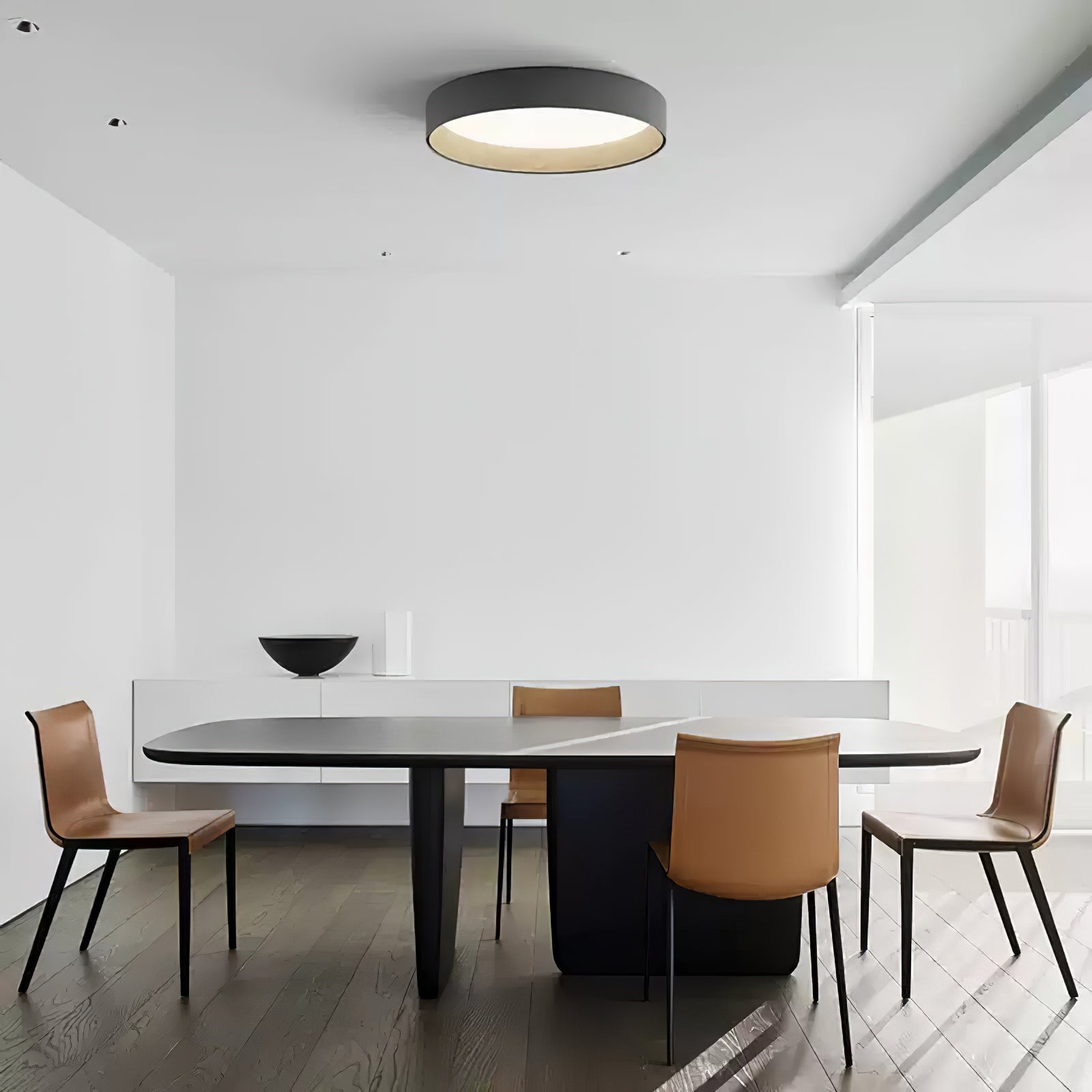 Caraeara Modern Minimalist Round Ceiling Lamp - Letslighting