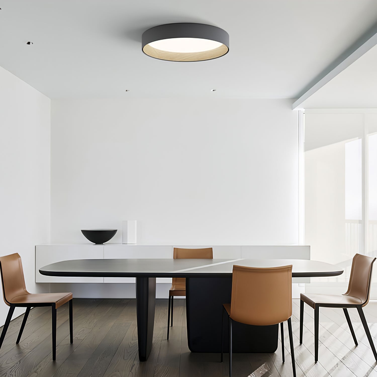 Caraeara Modern Minimalist Round Ceiling Lamp - Letslighting