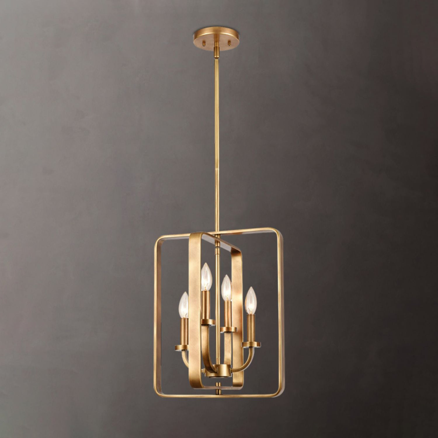 Shade Vintage Industrial Brass Pendant Lamp - Letslighting