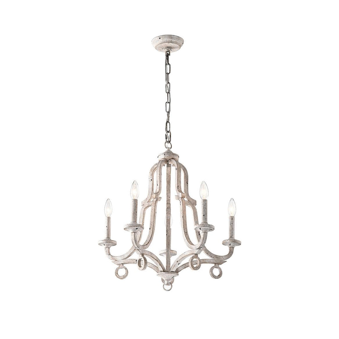 Tinge Vintage Industrial Brass Metal Chandelier - Letslighting