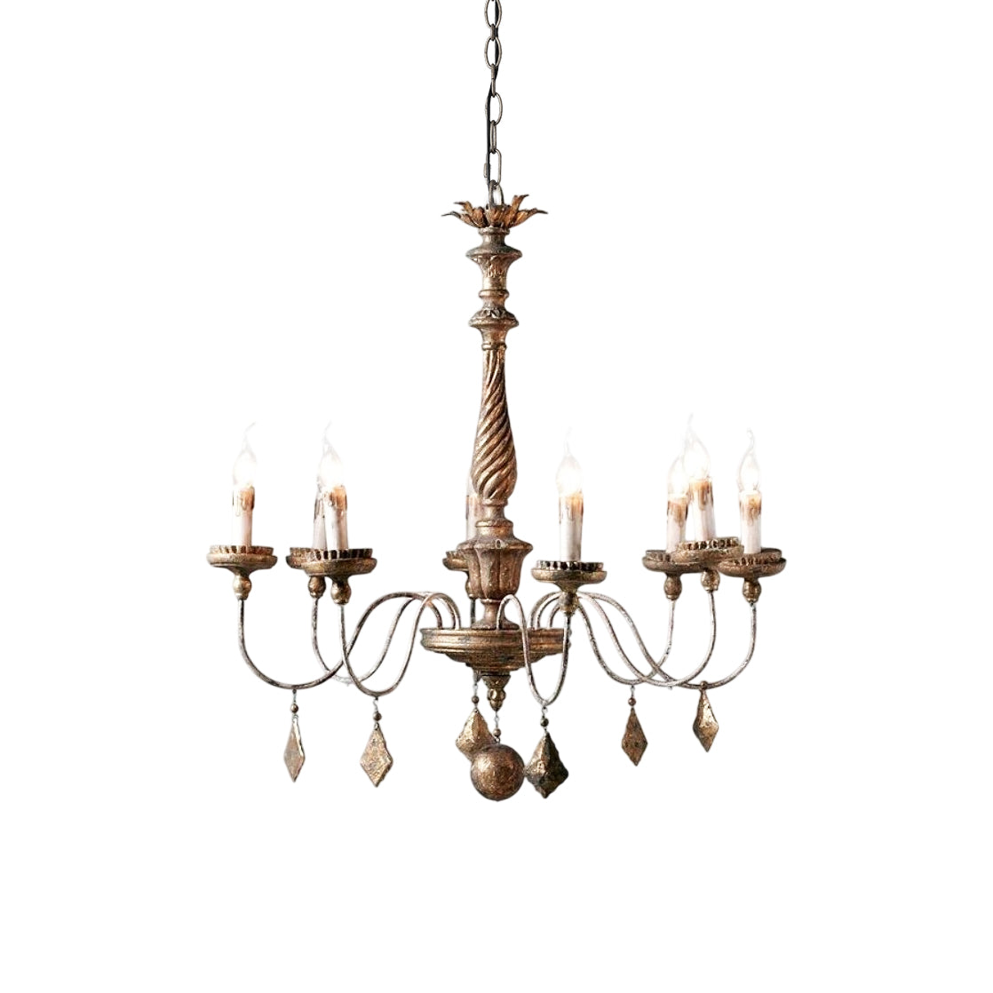 Urn Postmodern Luxury Old Gold Chandelier - Letslighting
