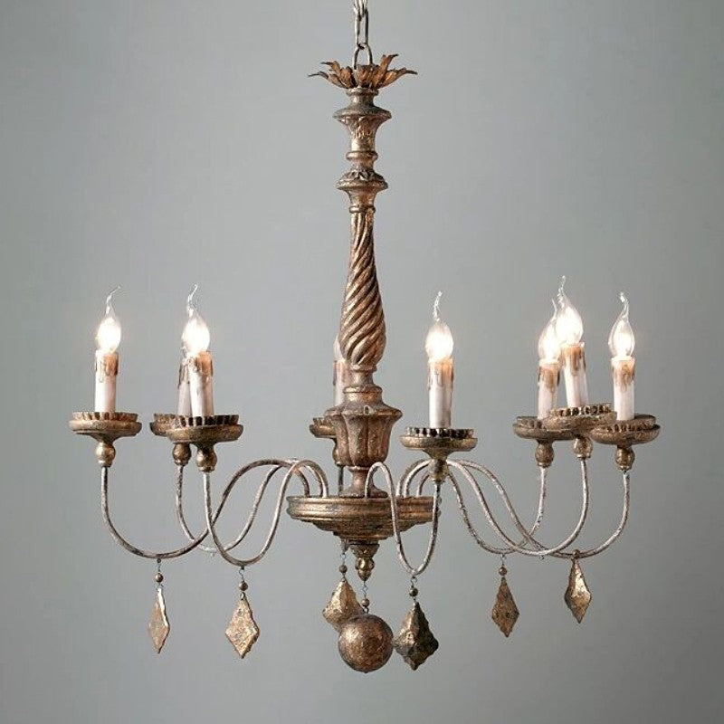 Urn Postmodern Luxury Old Gold Chandelier - Letslighting