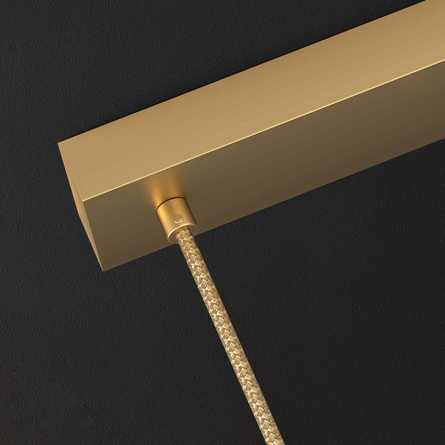 Lustra Chandelier Copper and Crystal Geometrical - Letslighting