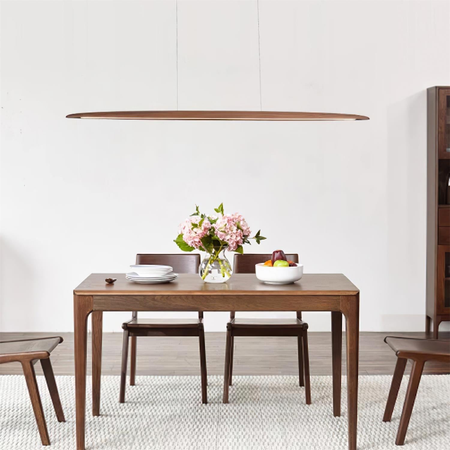 Duvane Minimalist Wooden LED Pendant Light - Letslighting