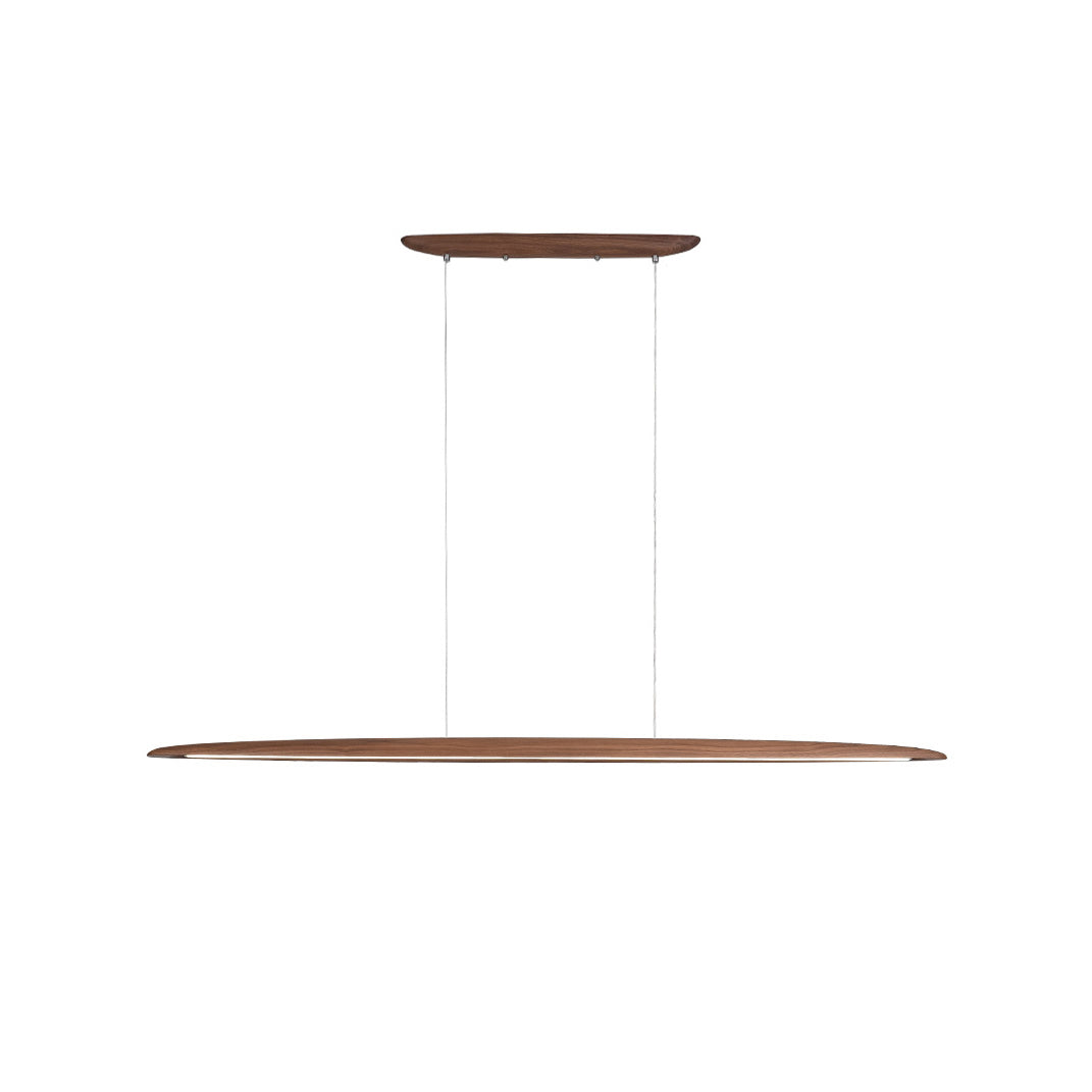 Zing Modern Minimalist Walnut Wood Pendant Lamp - Letslighting