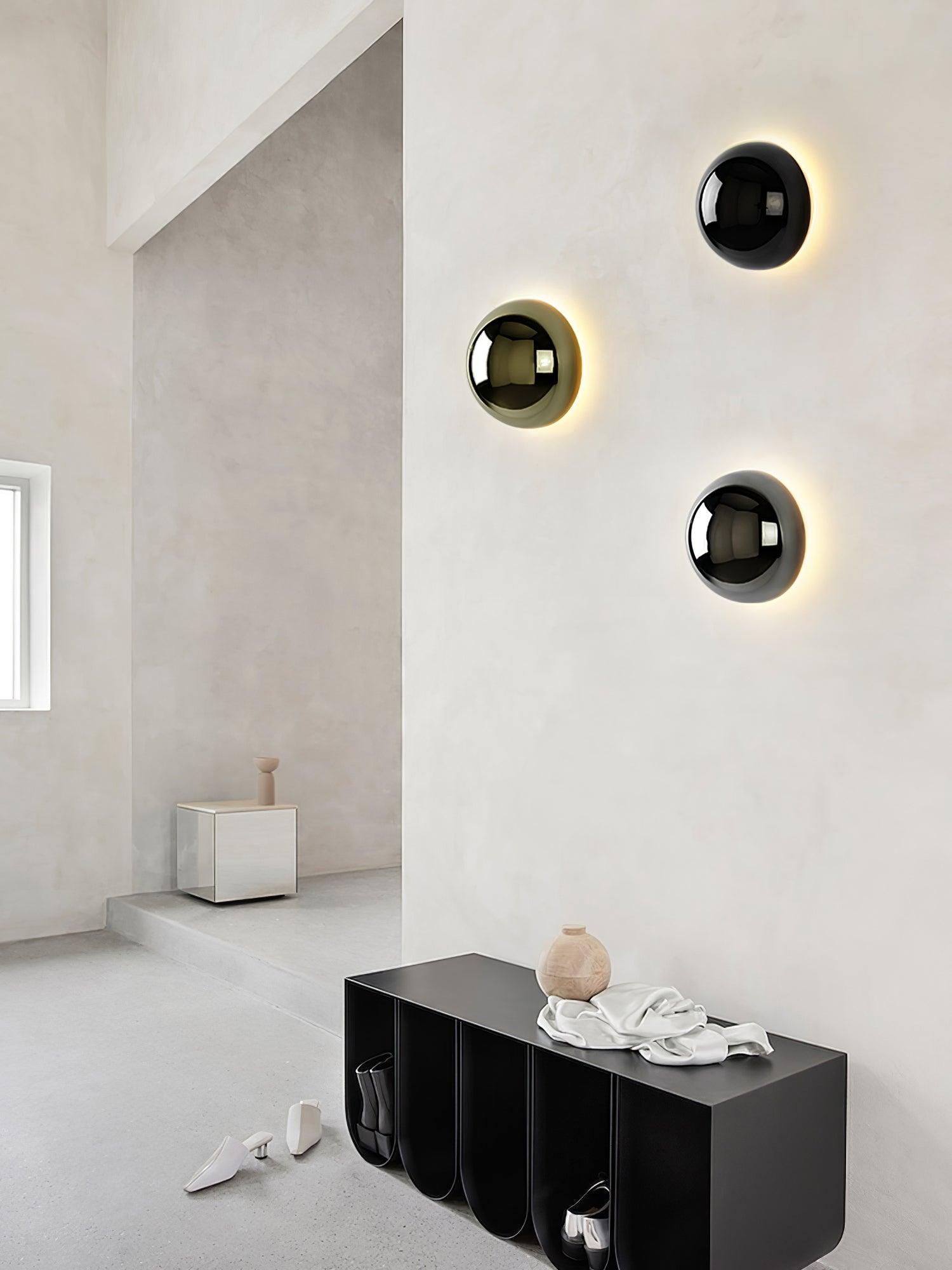 Louisa Modern Minimalist Sphere Sconce Wall Lamp - Letslighting