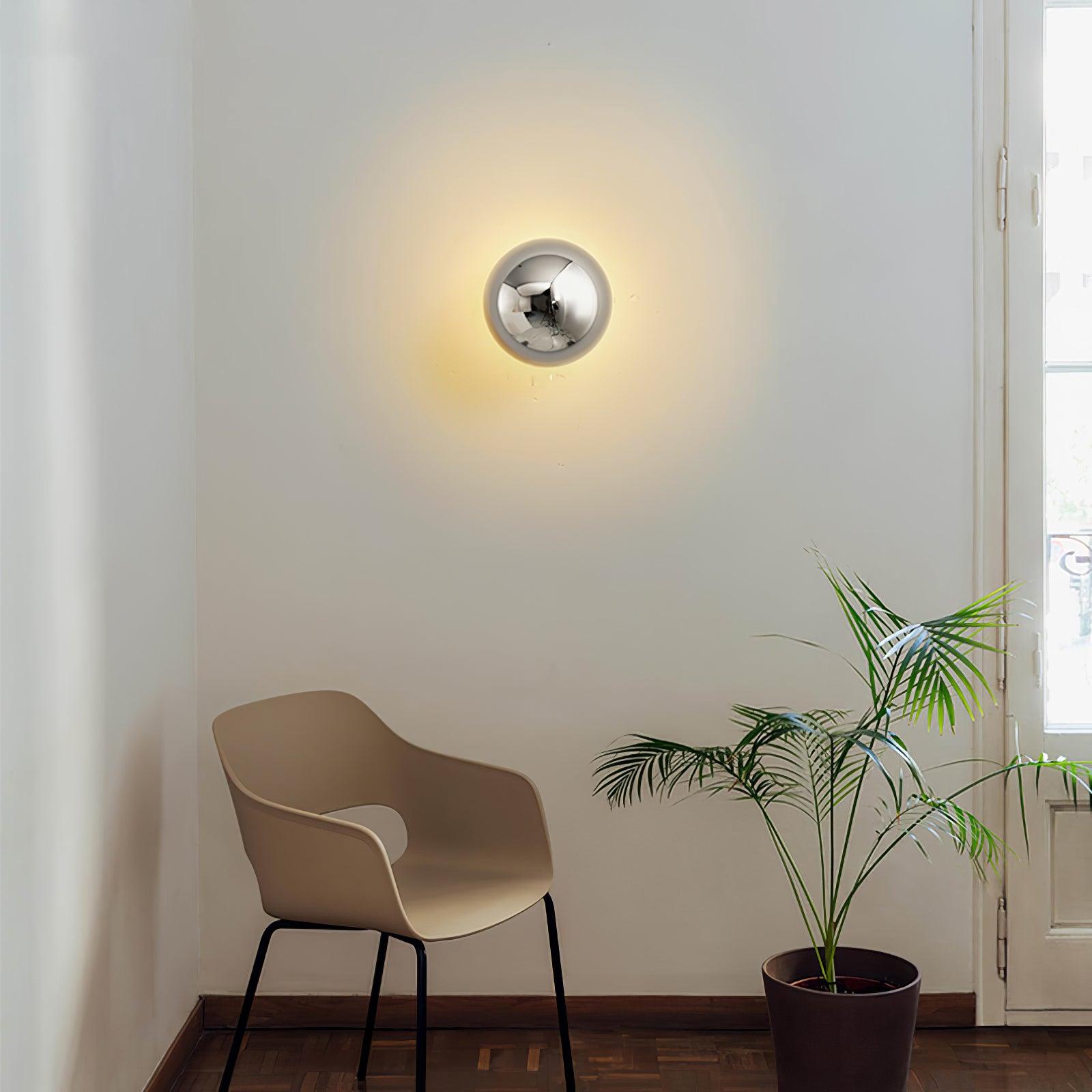 Louisa Modern Minimalist Sphere Sconce Wall Lamp - Letslighting