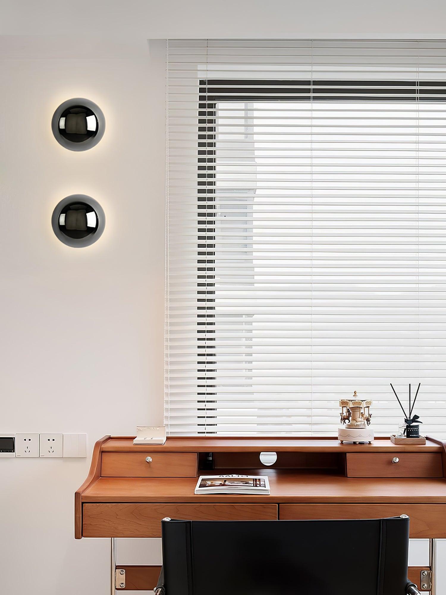 Louisa Modern Minimalist Sphere Sconce Wall Lamp - Letslighting