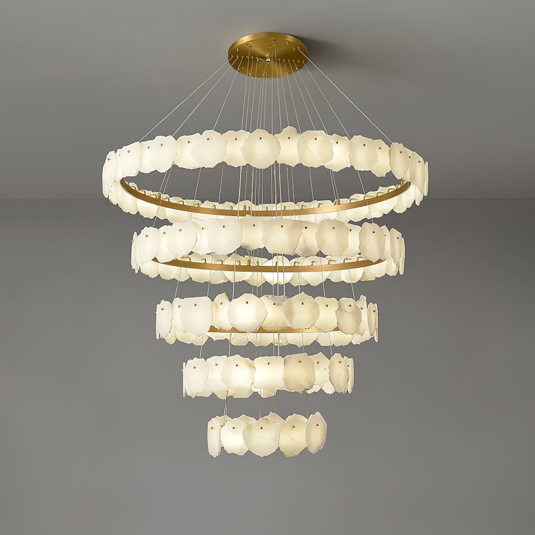 Selene Luxury Alabaster Chandelier