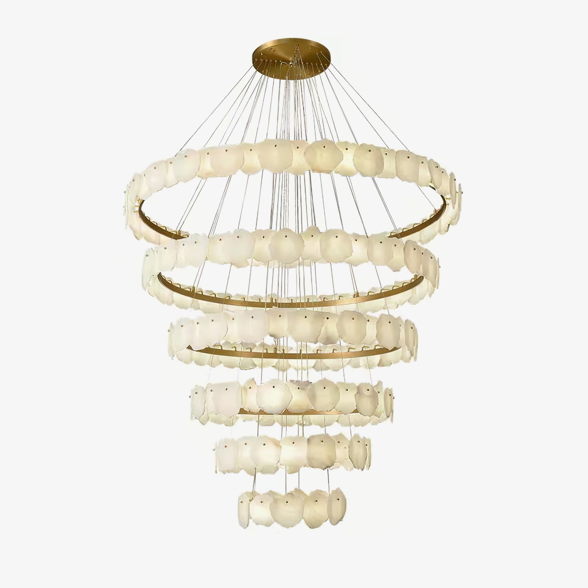Ecliptica Modern Alabaster Chandelier