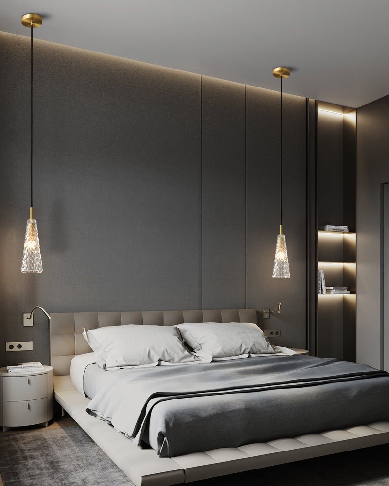 Lustra Pendant Lamp Clear Shade Crystal - Letslighting