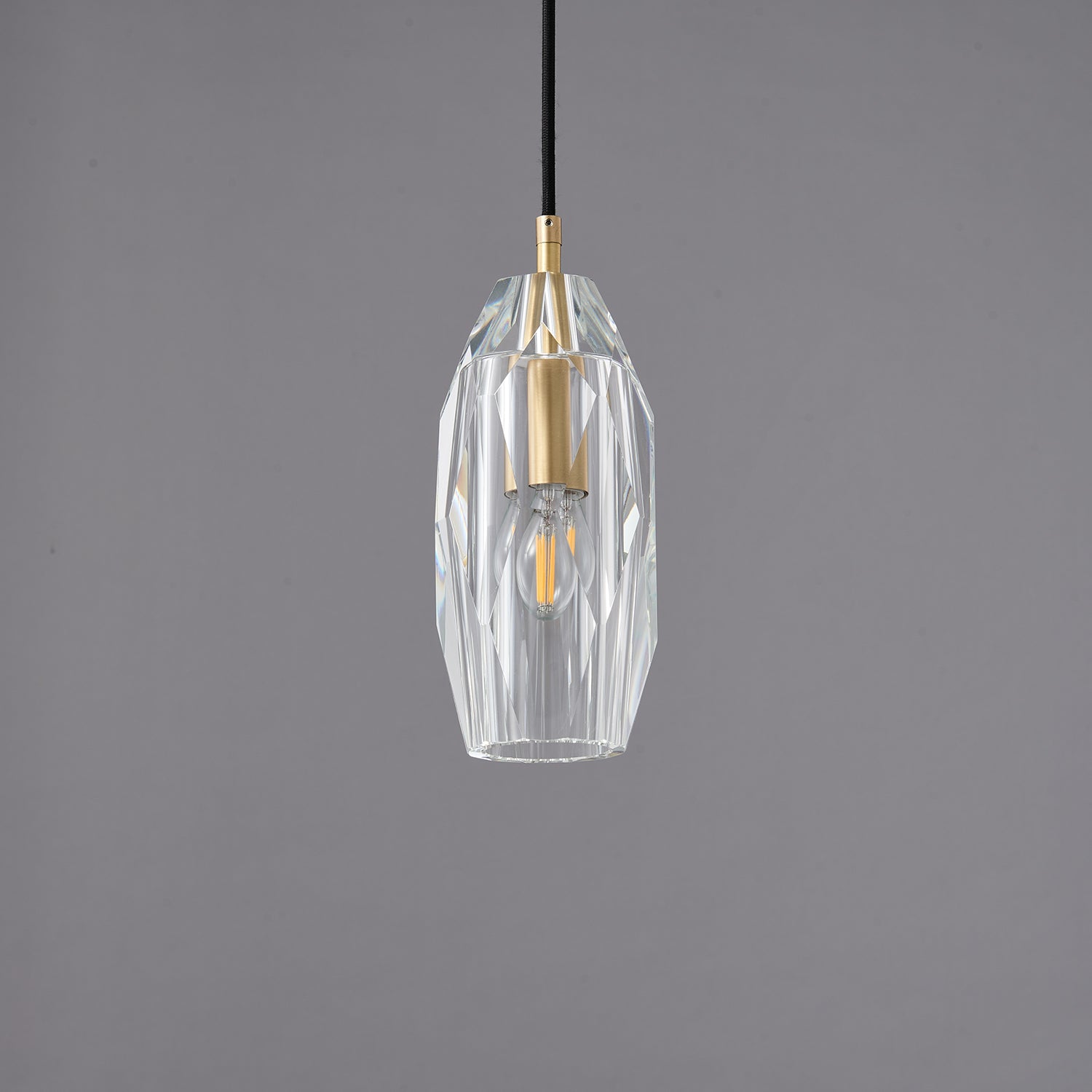 Lustra Pendant Lamp Clear Shade Crystal - Letslighting