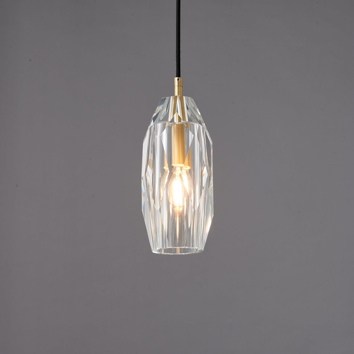 Lustra Pendant Lamp Clear Shade Crystal - Letslighting