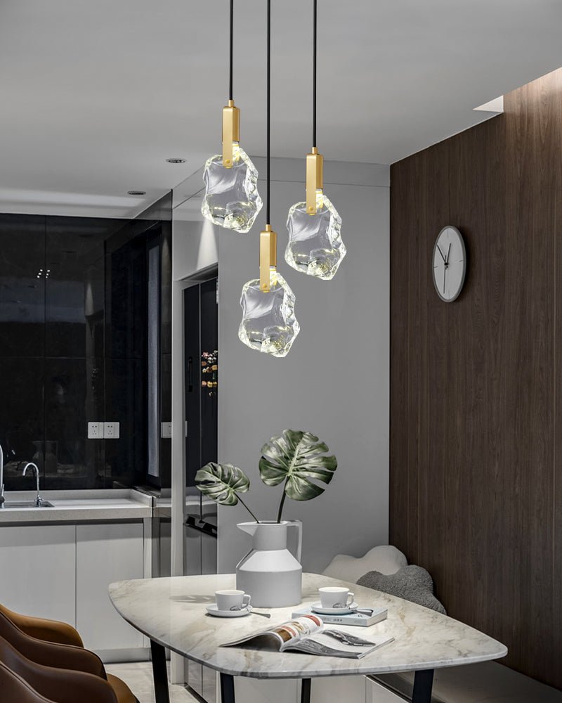 Lustra Pendant Lamp Clear Shade Crystal - Letslighting