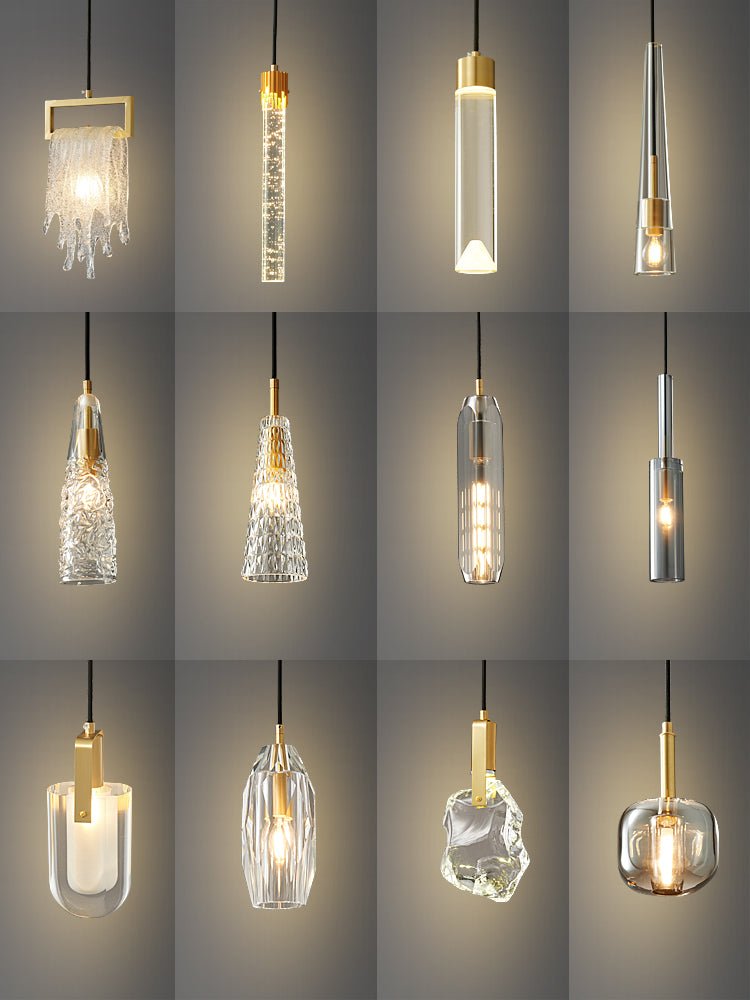 Lustra Pendant Lamp Clear Shade Crystal - Letslighting