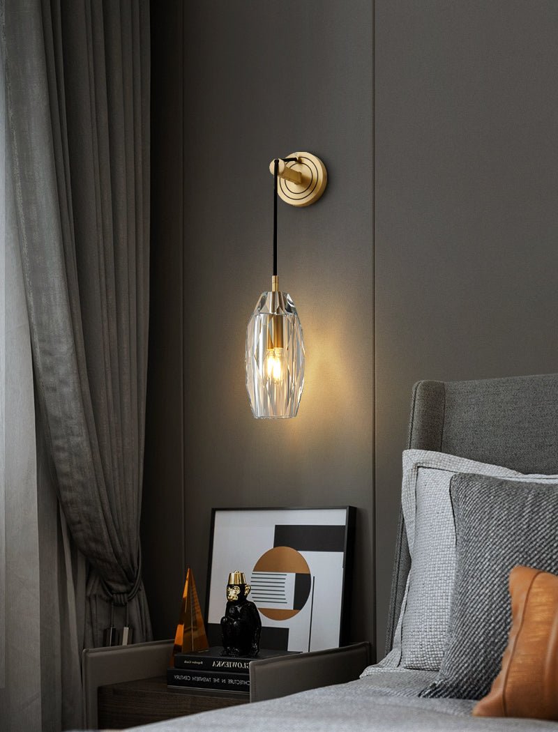 Zodorila Modern Minimalist Series Crystal Wall Lamp - Letslighting