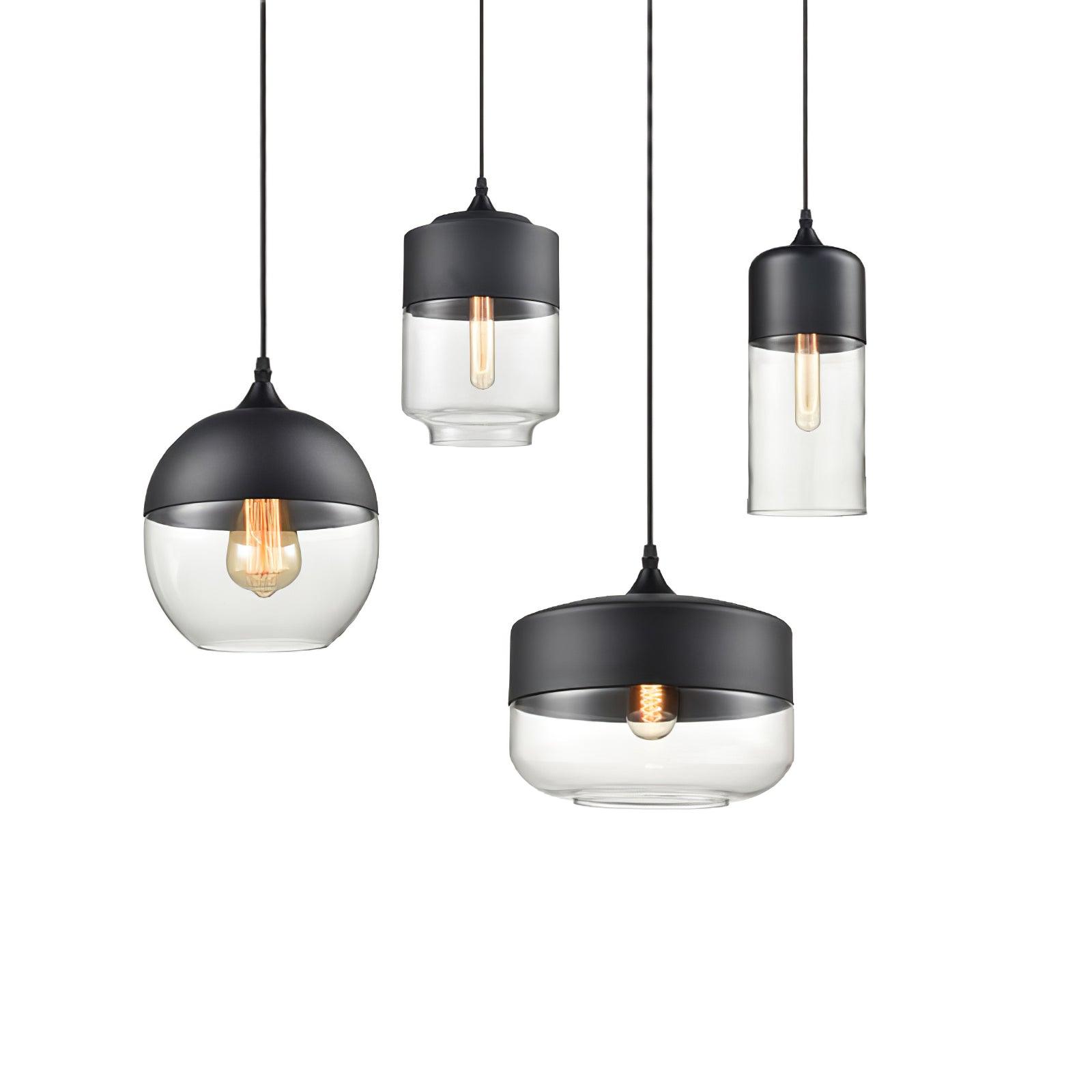 Aura Industrial Glass Pendant Lamp - Letslighting