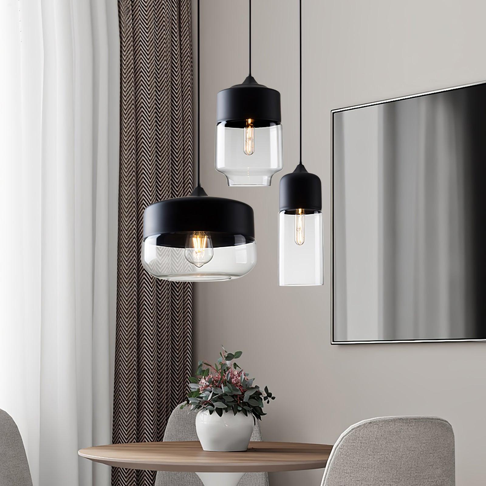 Aura Industrial Glass Pendant Lamp - Letslighting
