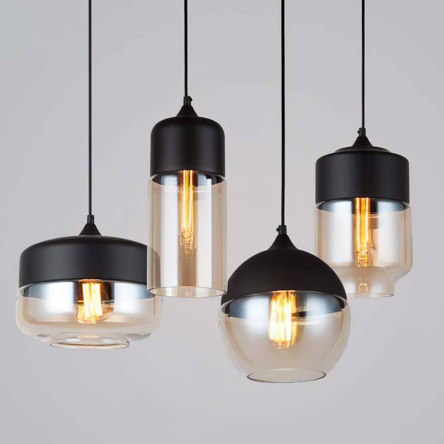 Aura Industrial Glass Pendant Lamp - Letslighting