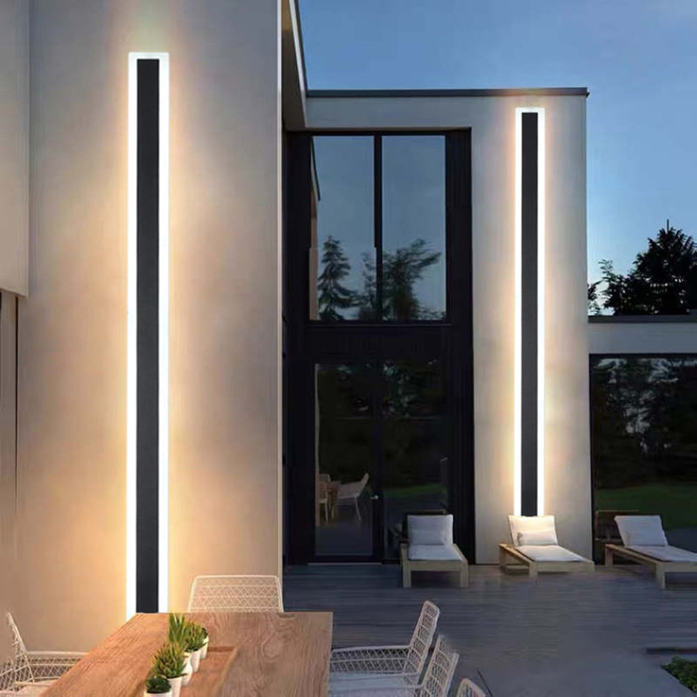 Arisha Radiation Linear Acrylic Outdoor Wall Lamp Garden Corridor - Letslighting