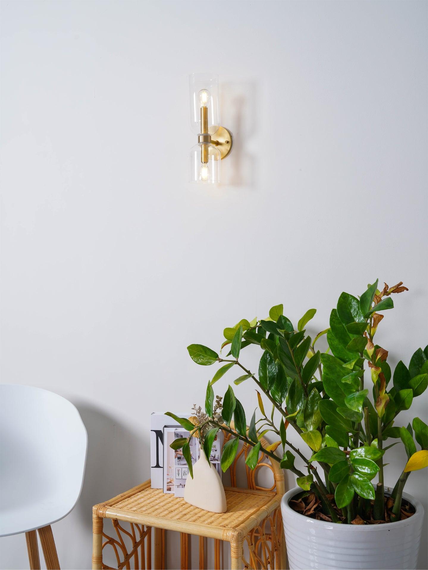 Edie Modern Minimalist Glass Wall Lamp - Letslighting