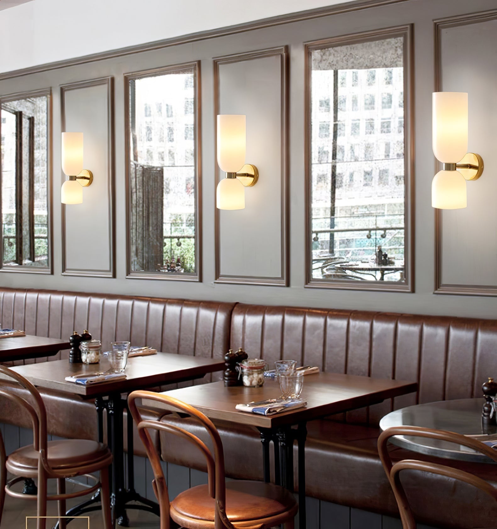 Edie Modern Minimalist Glass Wall Lamp - Letslighting