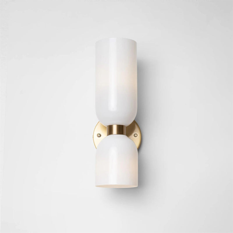 Chime Modern Minimalist Brass Glass Wall Lamp - Letslighting
