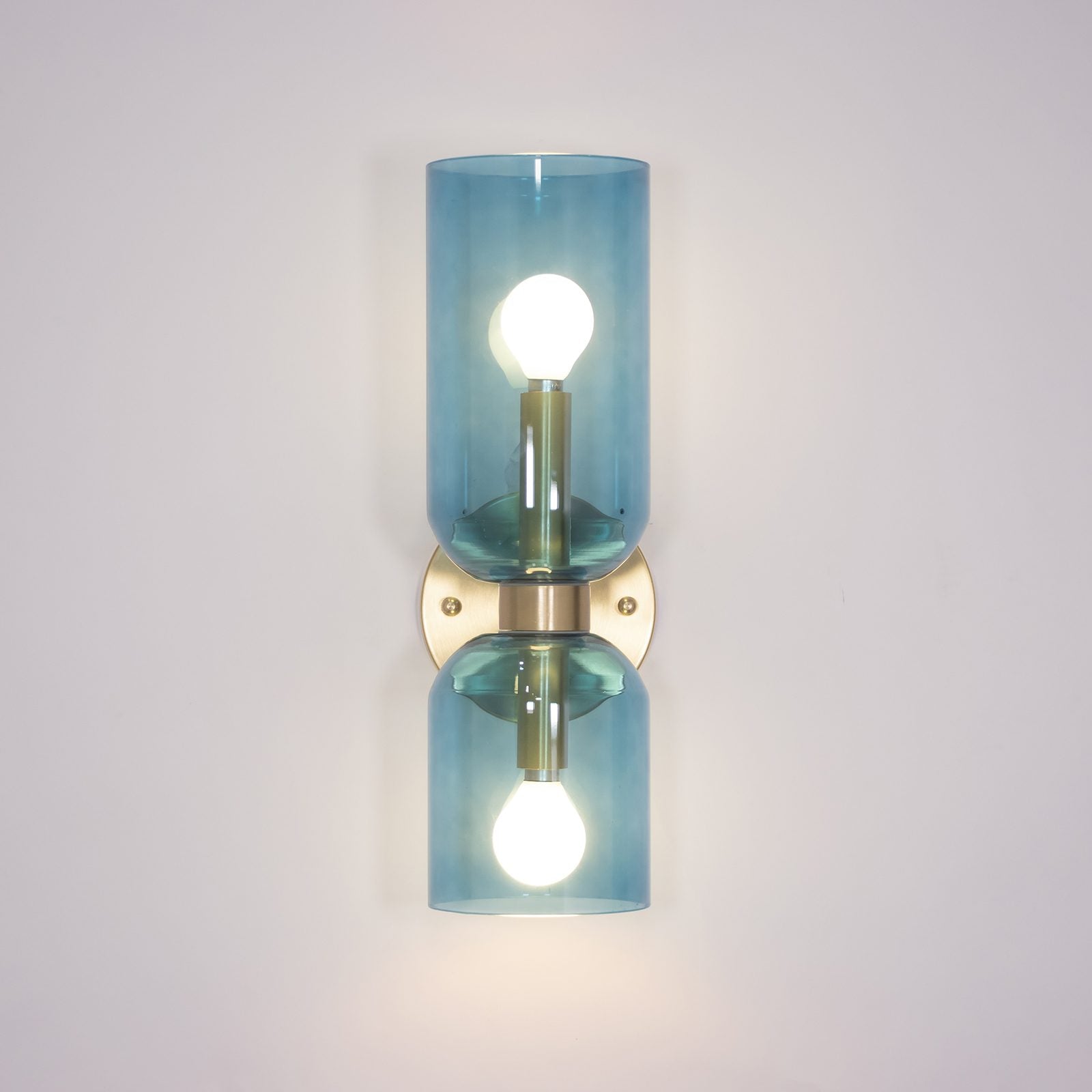 Chime Modern Minimalist Brass Glass Wall Lamp - Letslighting