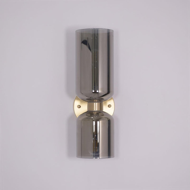 Chime Modern Minimalist Brass Glass Wall Lamp - Letslighting