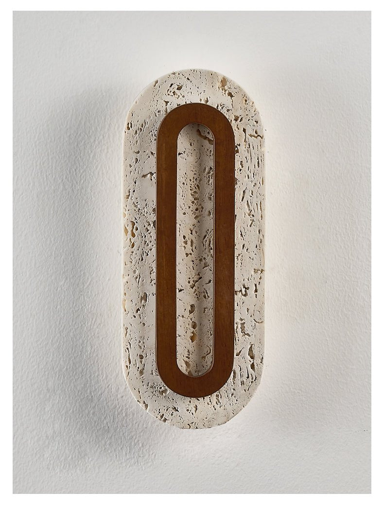 Edrin Modern Travertine Wall Light