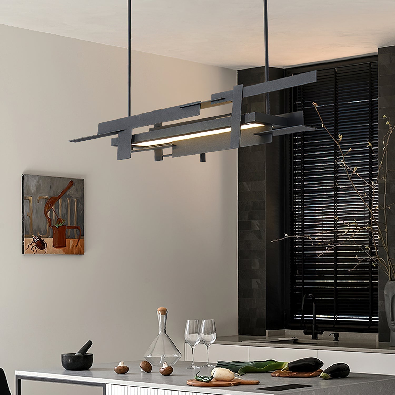 Orlenace Geometric Pendant Light - Letslighting