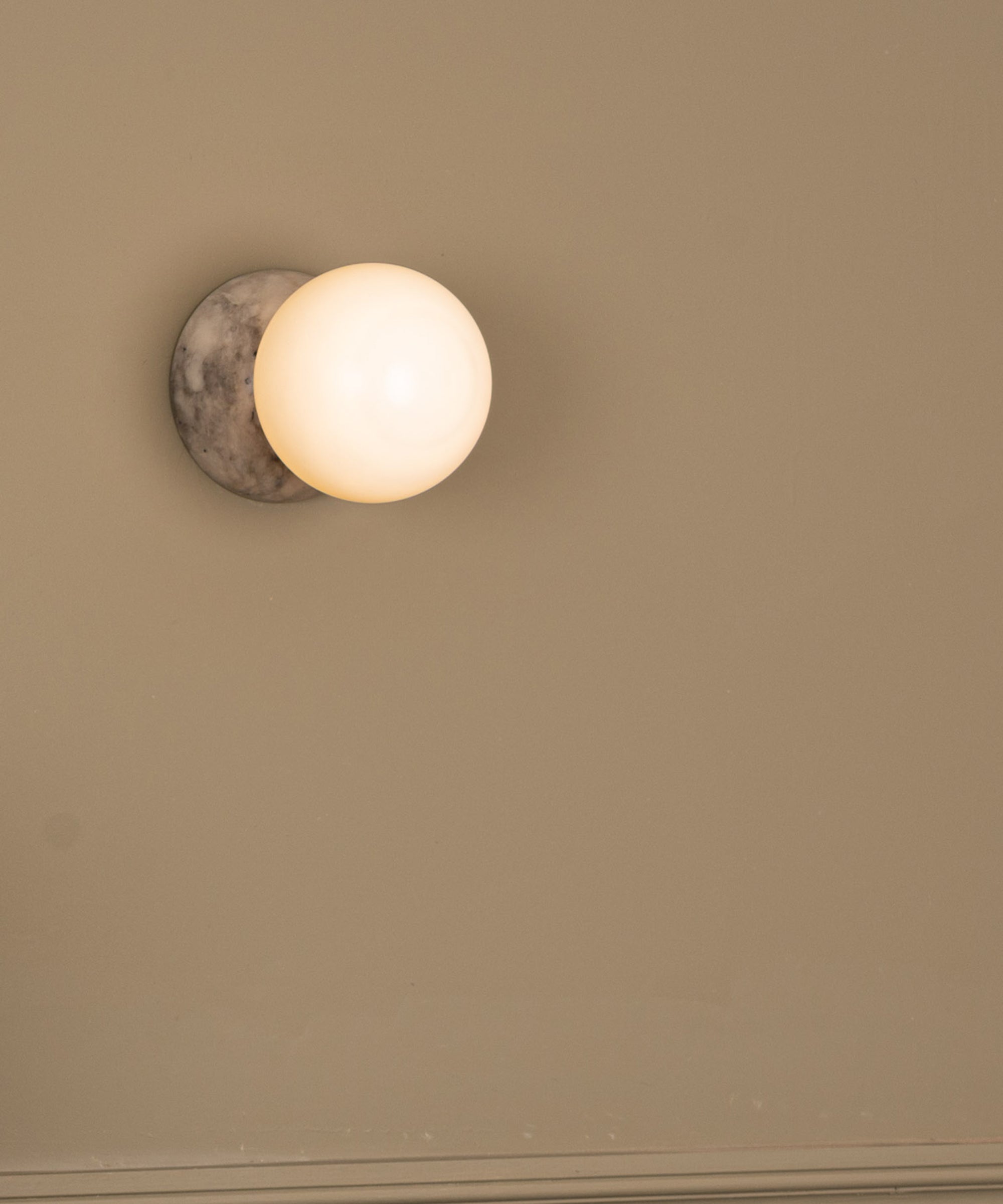 Fable Modern Minimalist Marble Glass Wall Lamp - Letslighting