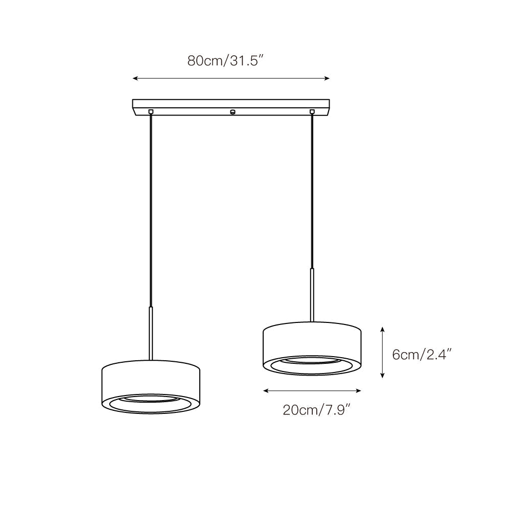 Glide Modern Minimalist Marble Pendant Lamp - Letslighting