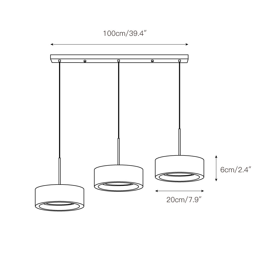 Glide Modern Minimalist Marble Pendant Lamp - Letslighting