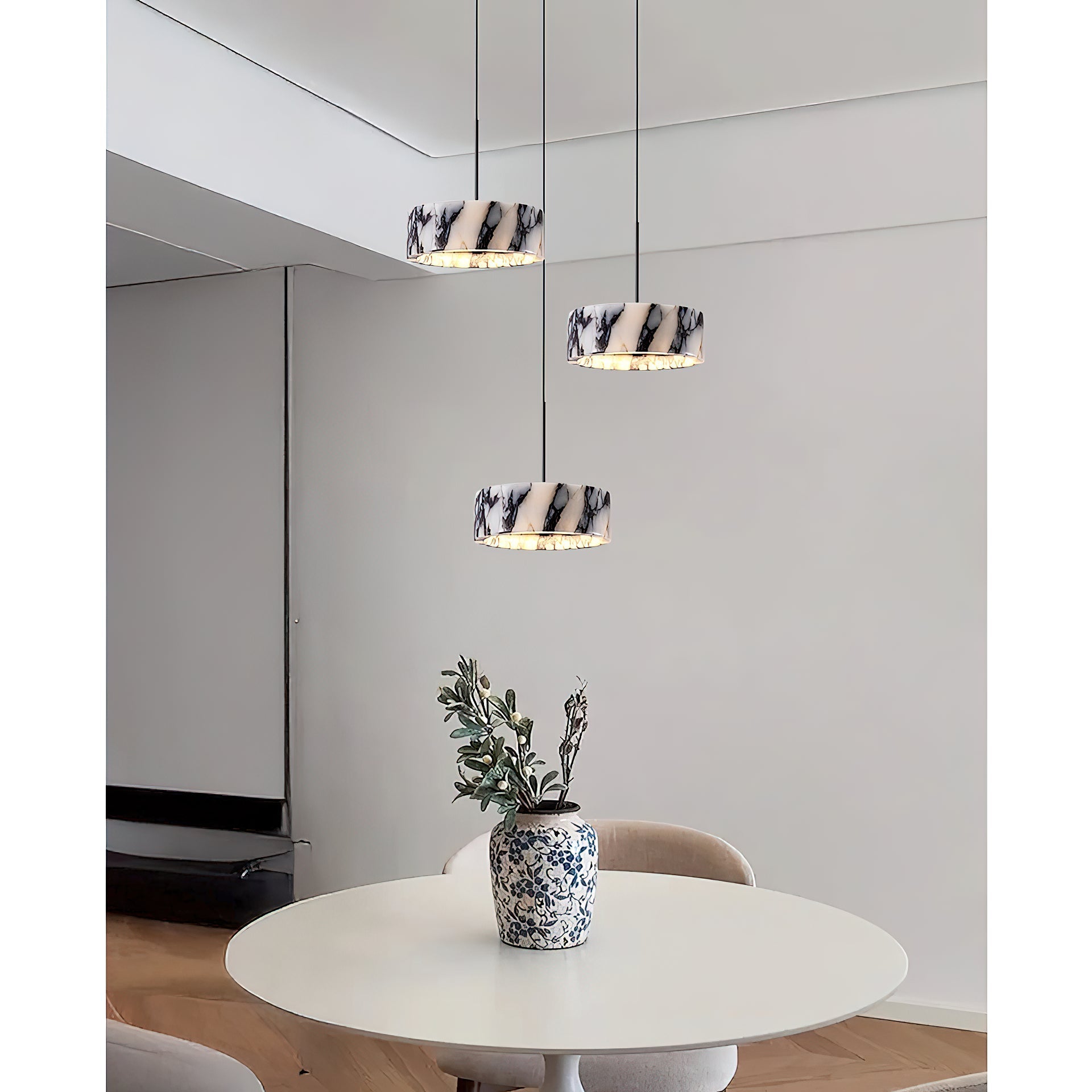 Glide Modern Minimalist Marble Pendant Lamp - Letslighting