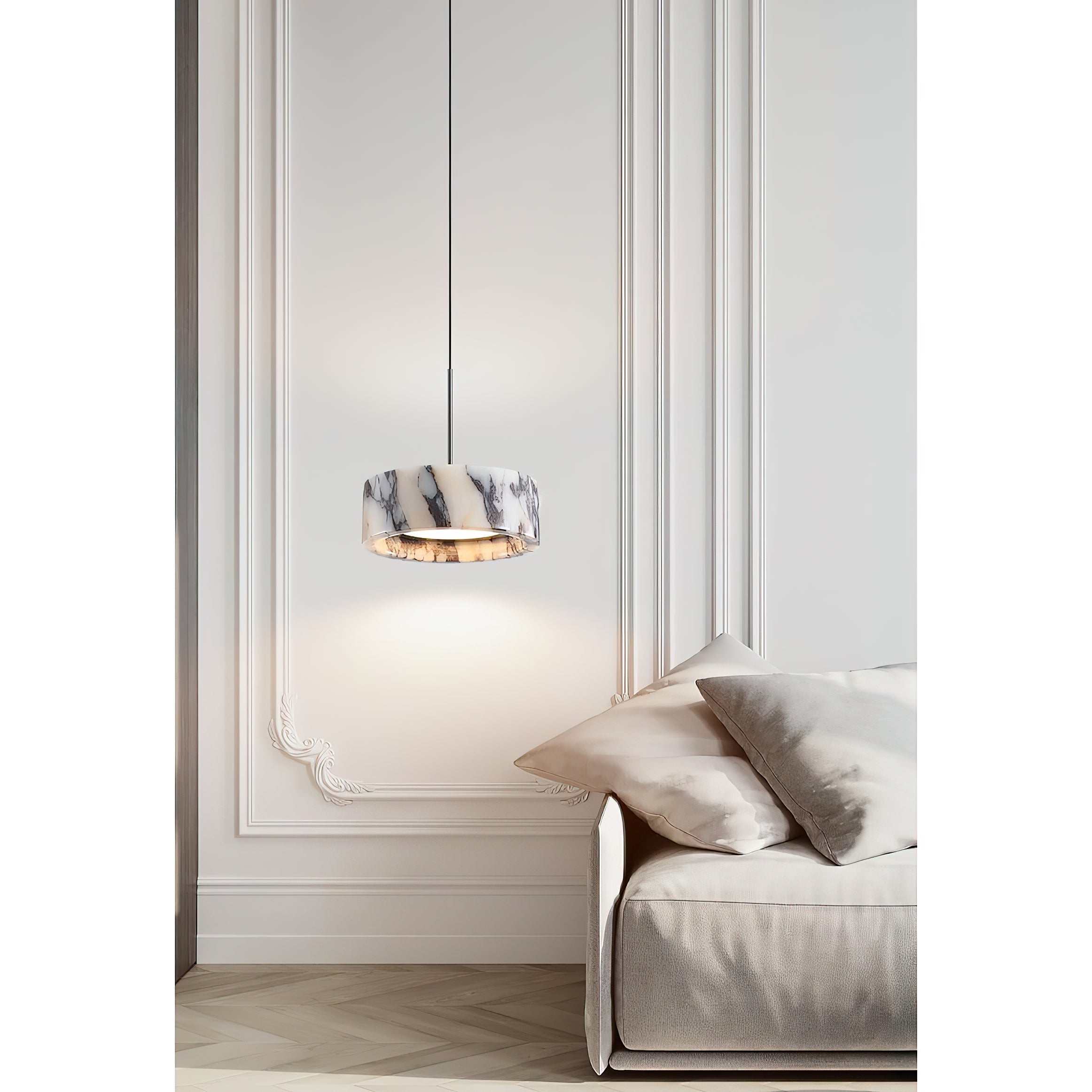 Glide Modern Minimalist Marble Pendant Lamp - Letslighting